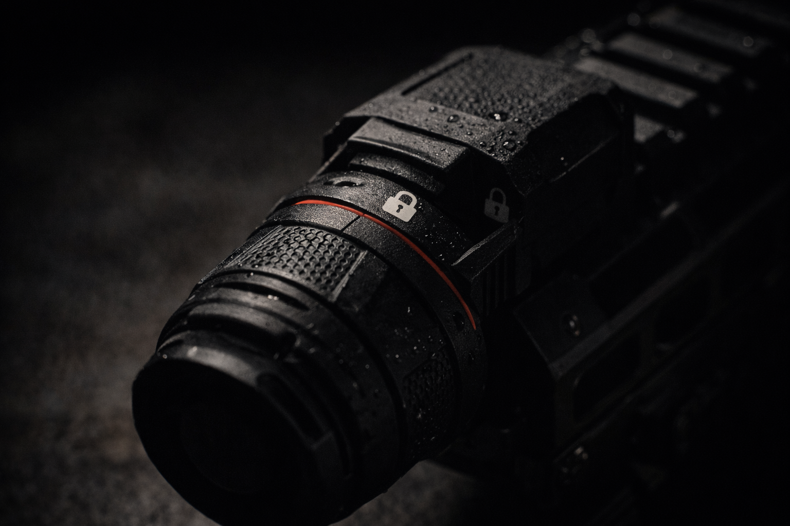 InForce WML Gen 3 lockout shown with the light head slightly rotated