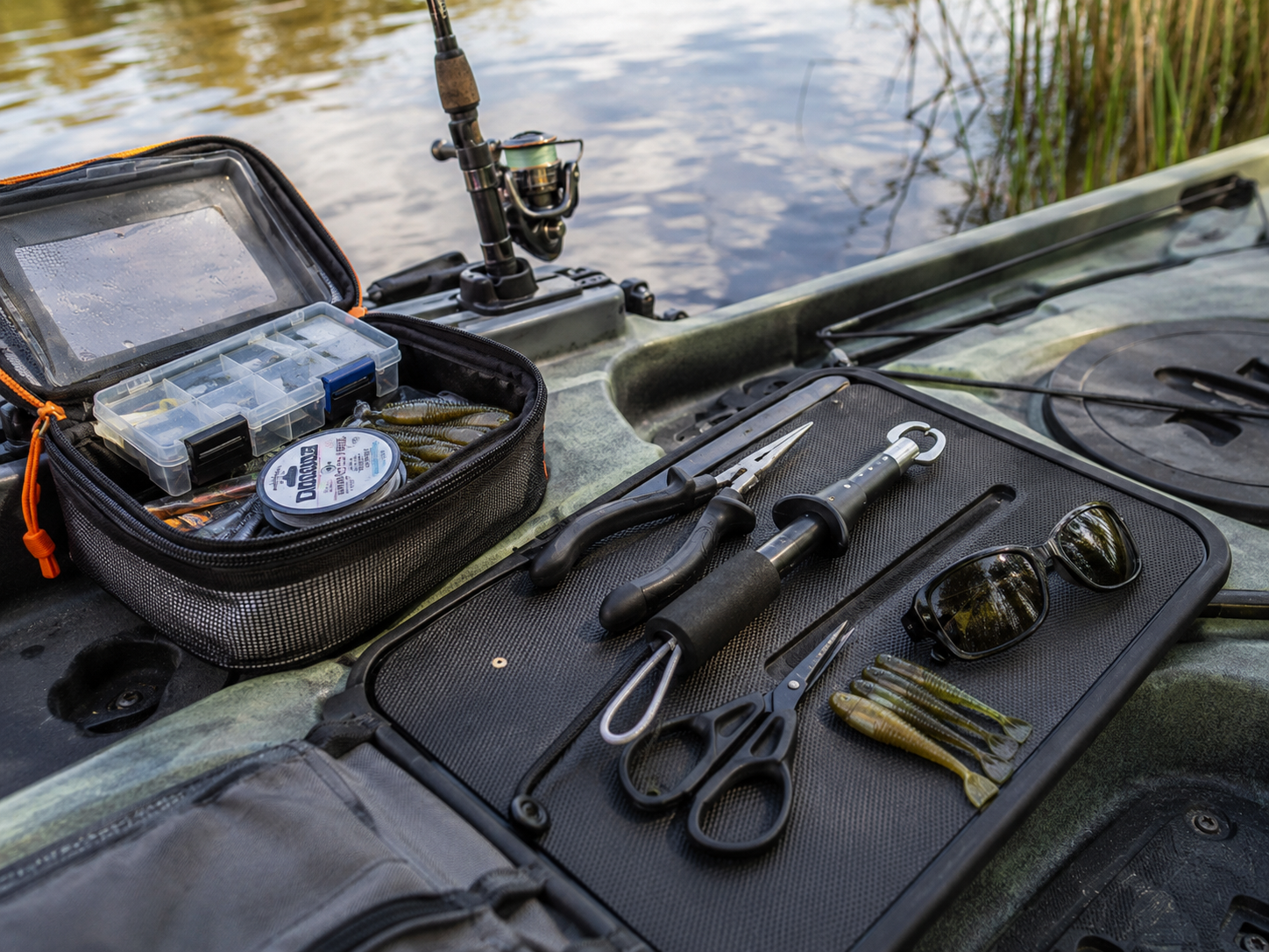 KastKing fishing gear kayak fishing tools tackle storage pliers and fish grip